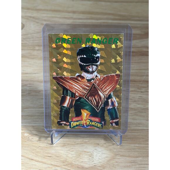 Saban Other - 1994 Saban Mighty Morphin Power Rangers Green Ranger Gold Foil Promo Card